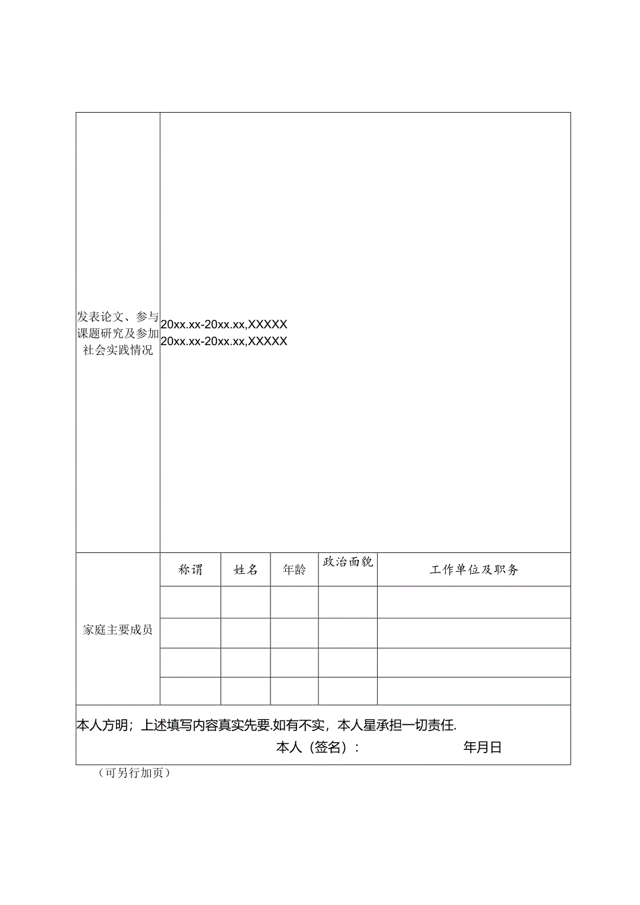 公开选聘高层次人才报名表.docx_第2页