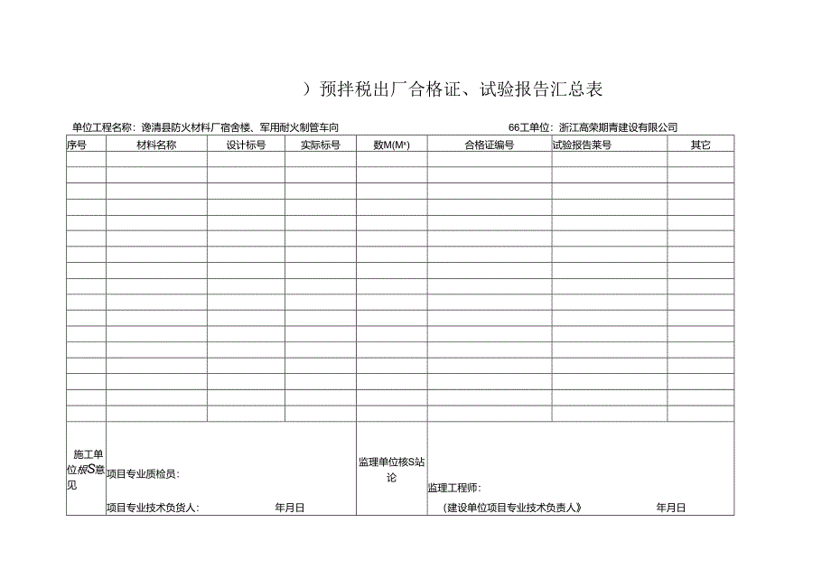 主要原材料(产品)出厂合格证及进场检验试验报告汇总表---文本资料.docx_第3页