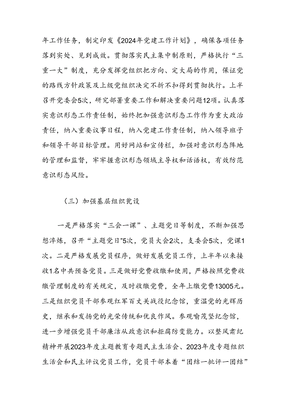 关于2024年半年党建工作总结（国有企业）.docx_第2页