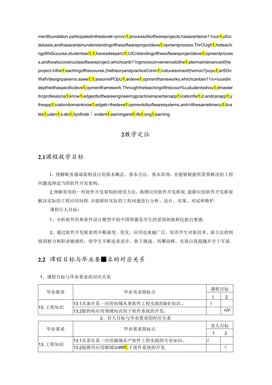 基于SSM的软件架构设计-课程教学大纲.docx_第2页