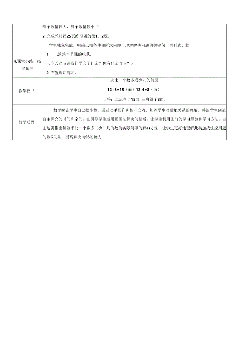 《求比一个数多几或少几的问题》教案.docx_第2页