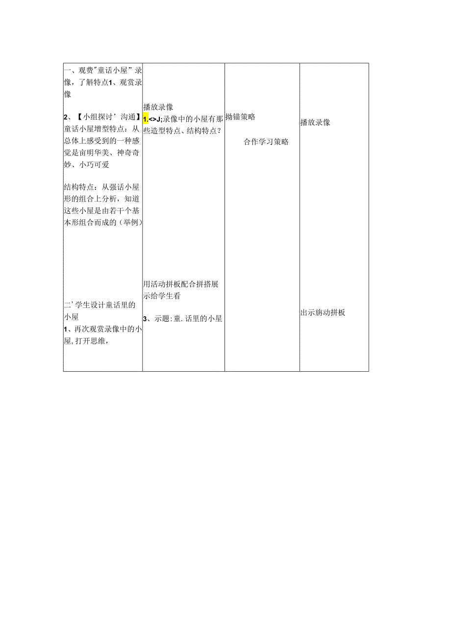 二年级上美术教案-童话里的小屋_上海版.docx_第2页