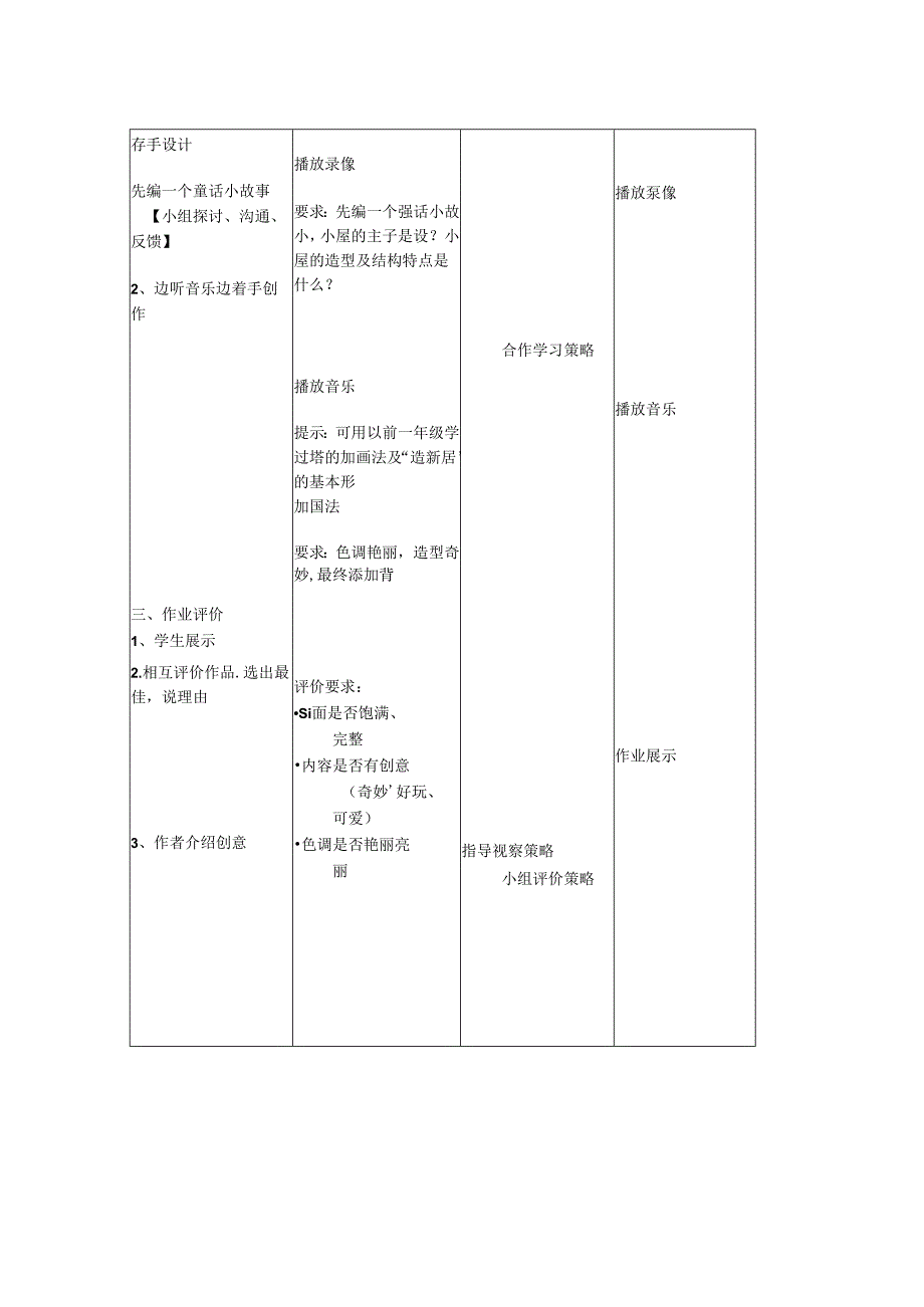 二年级上美术教案-童话里的小屋_上海版.docx_第3页