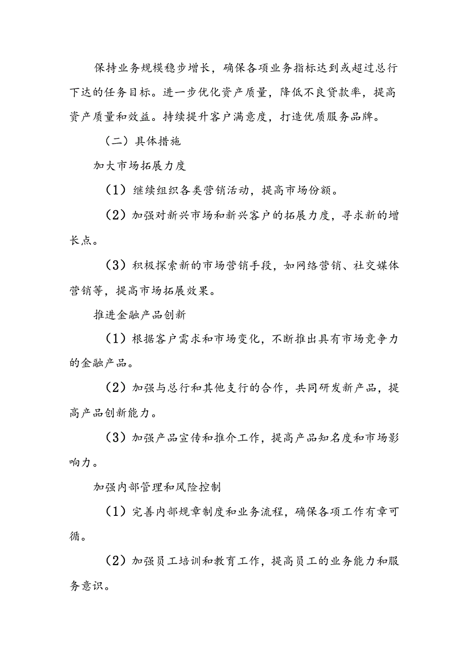 中国农业银行某某支行2024年上半年工作总结与下半年工作计划.docx_第3页