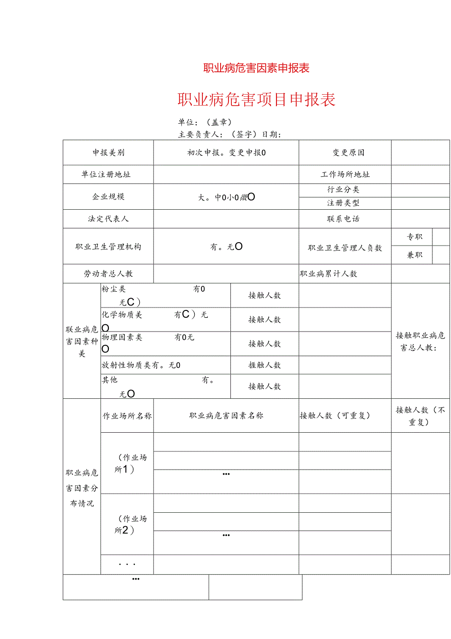 职业病危害项目申报表模板.docx_第2页