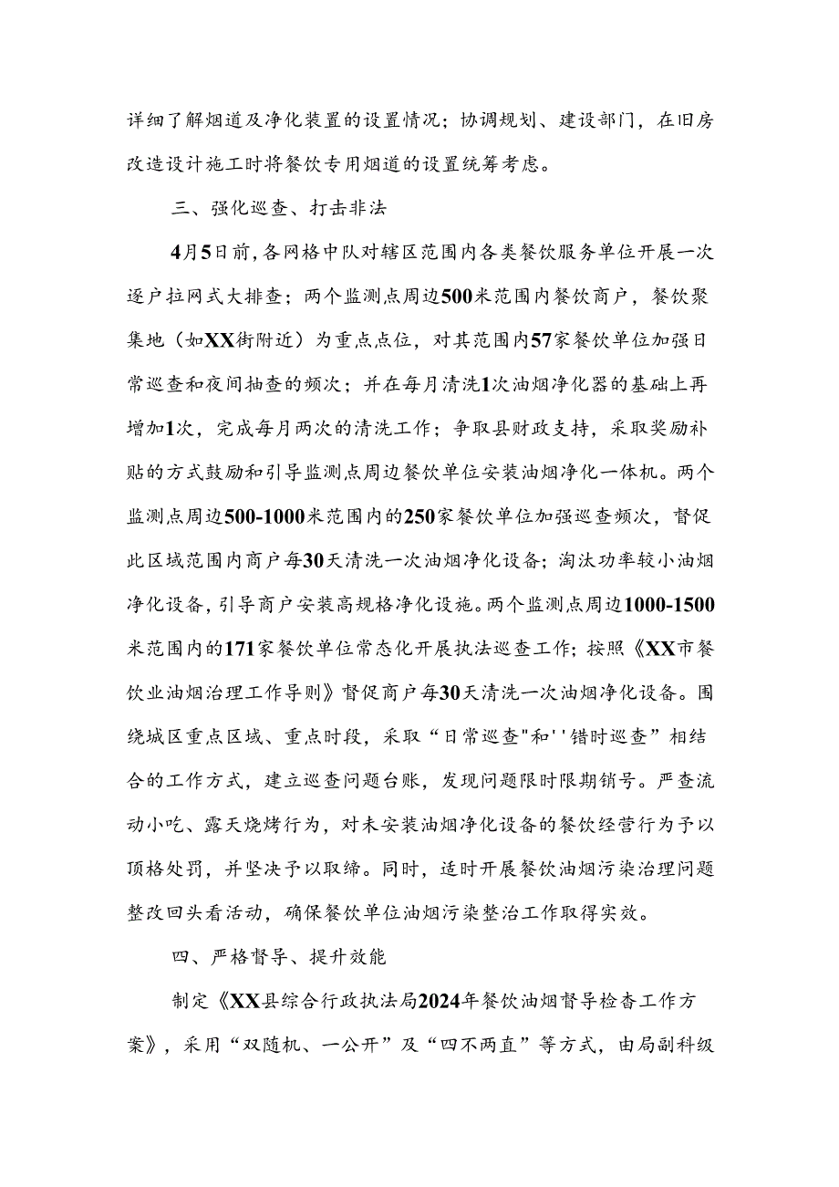 XX县综合行政执法局餐饮油烟细化管控提升方案.docx_第2页