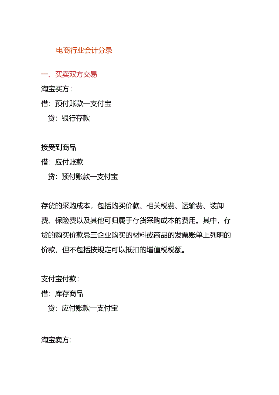 记账实操-电商行业会计分录.docx_第1页