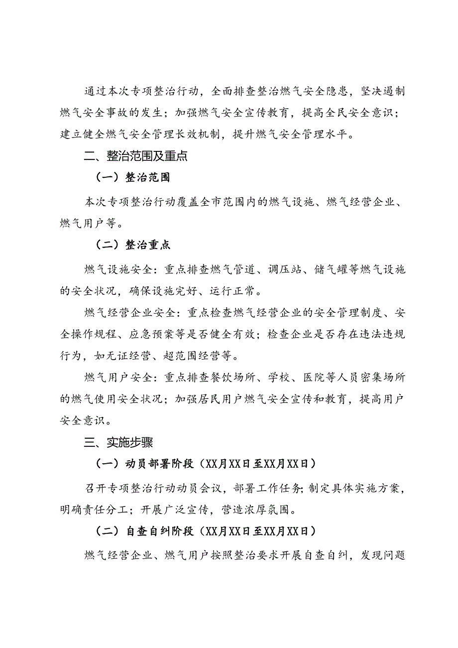 市城市管理燃气安全专项整治行动实施方案.docx_第2页