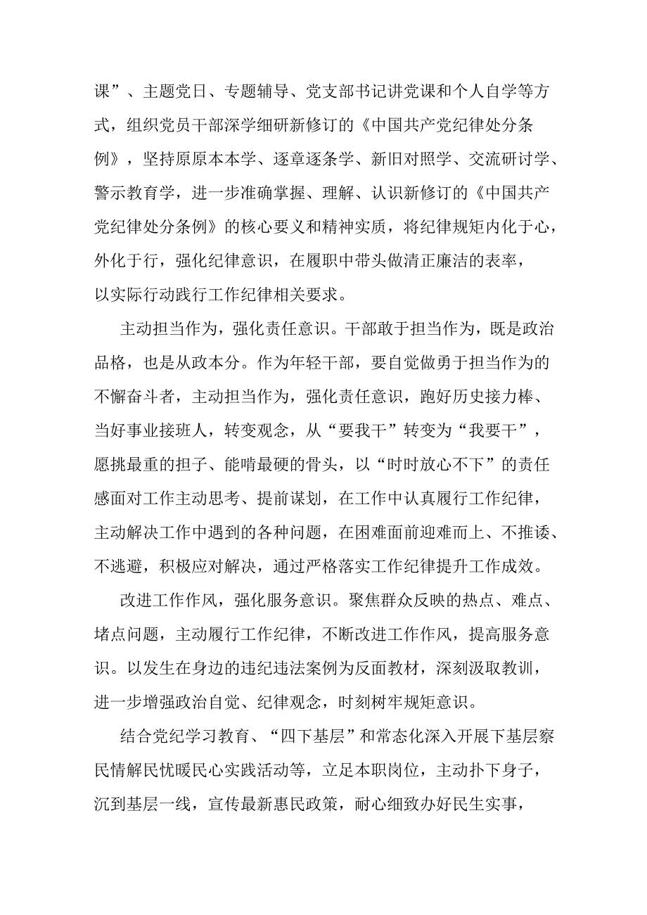 党纪学习教育2024年“工作纪律生活纪律”研讨发言材料可修改资料.docx_第2页