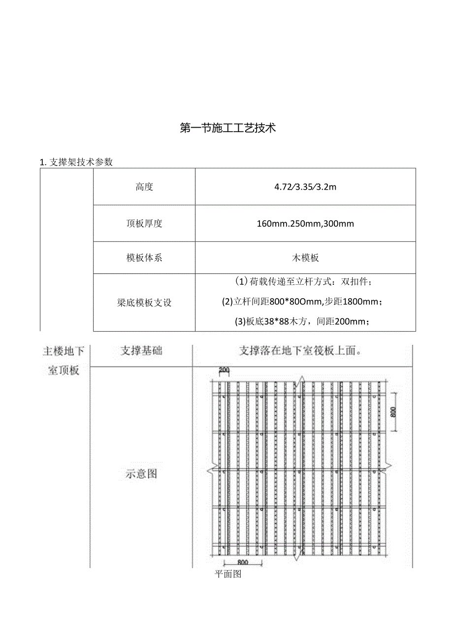 地下室顶板模板施工方案技术交底.docx_第1页