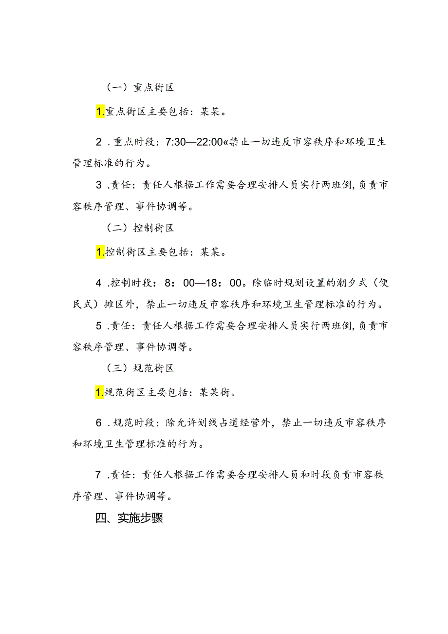 某某市容秩序集中整治专项行动实施方案.docx_第3页