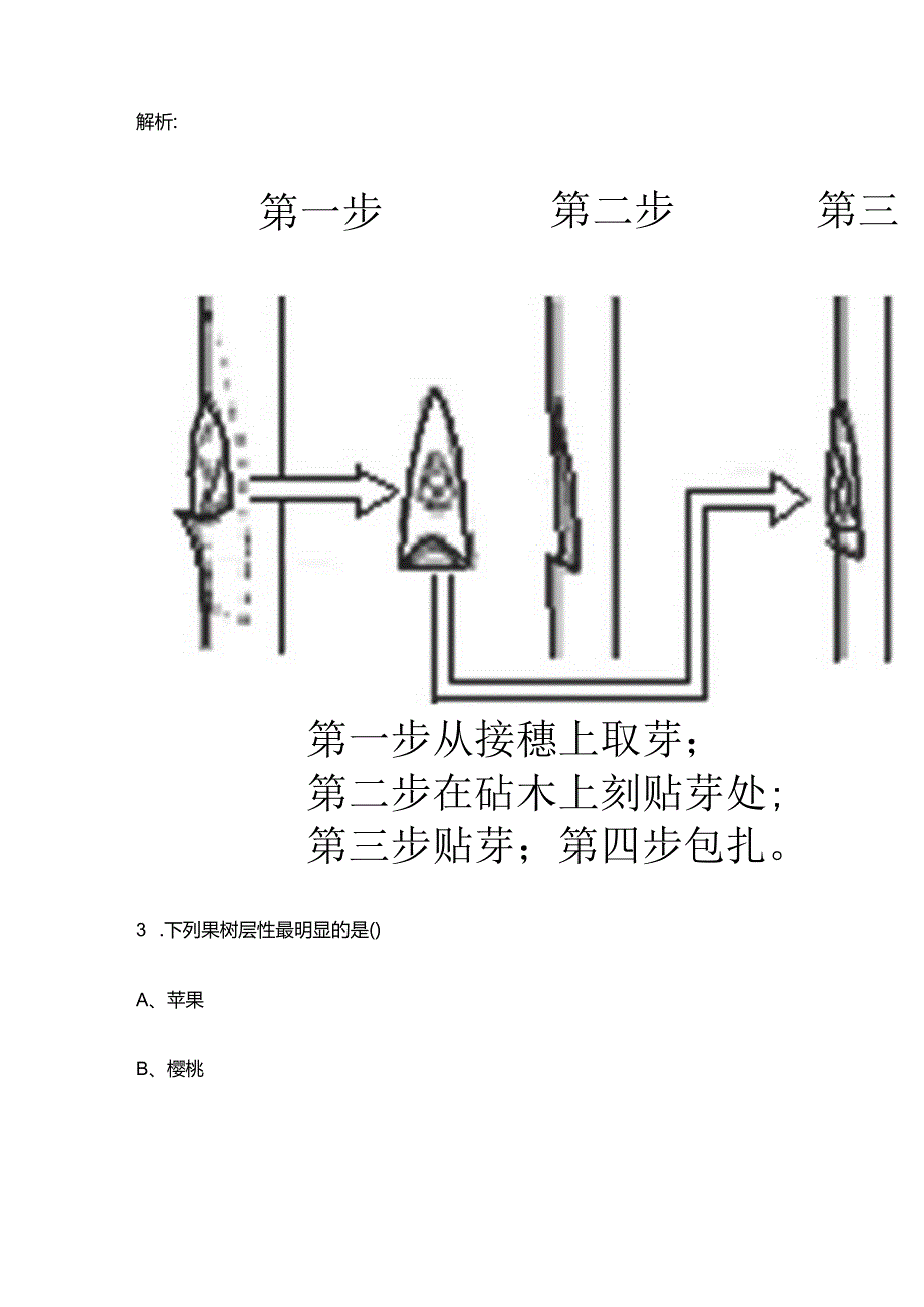 2024年广东省职业院校技能大赛（中职组）植物嫁接赛项考试题库（含答案）.docx_第2页