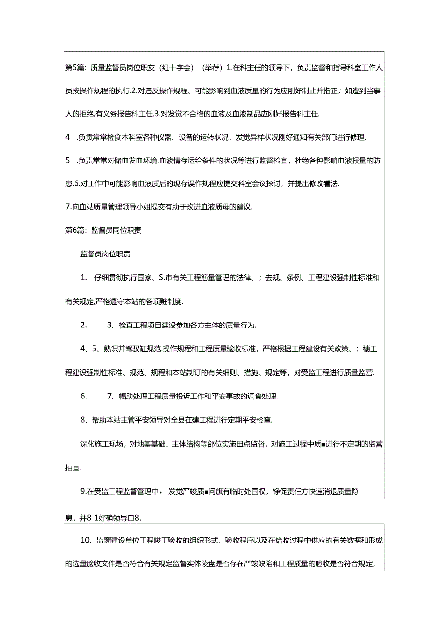 2024年安全质量监督员岗位职责（共20篇）.docx_第3页