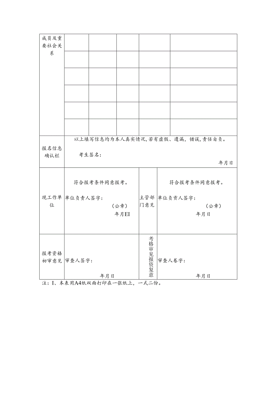 2024年公开选调工作人员报名登记表.docx_第2页