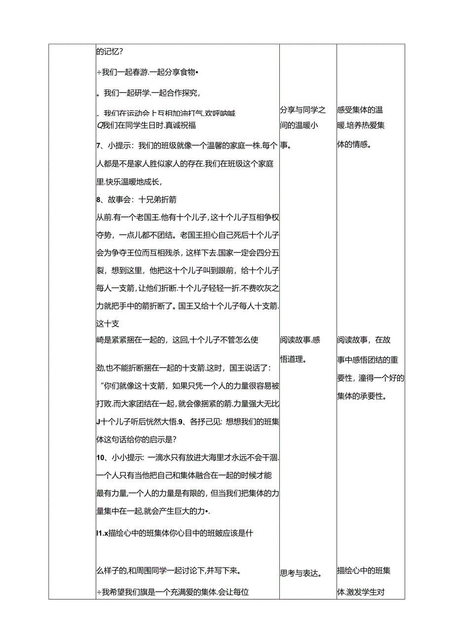 16《我的班级我的家》 教学设计 教科版心理健康五年级下册.docx_第2页