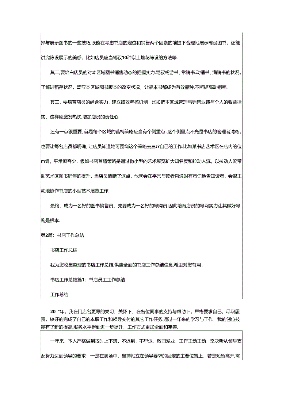 2024年书店店员工作总结（共6篇）.docx_第3页