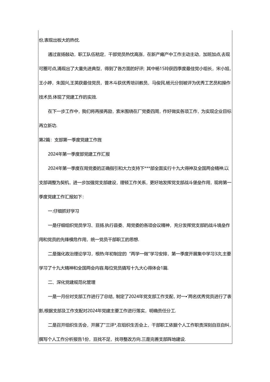 2024年四季度支部党建工作总结（共7篇）.docx_第2页