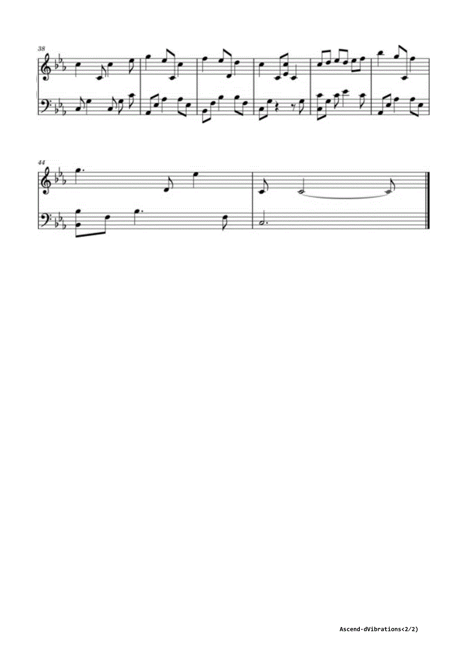 Ascended Vibrations（升华） 高清钢琴谱五线谱.docx_第2页