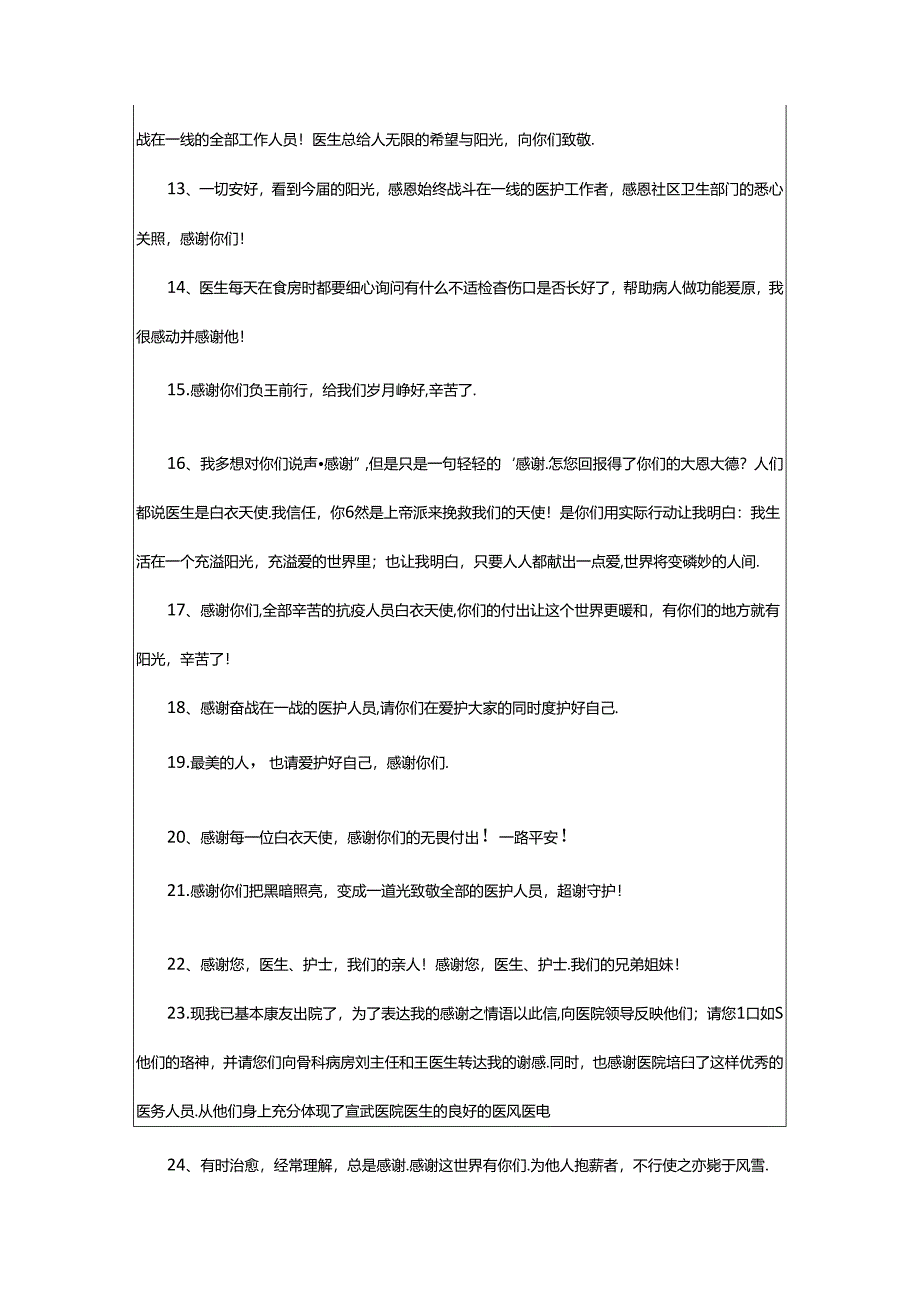 2024年2024致敬医务工作者的文案（精选110句）.docx_第2页