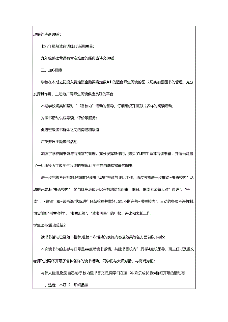 2024年学生读书活动总结范文（通用）.docx_第3页