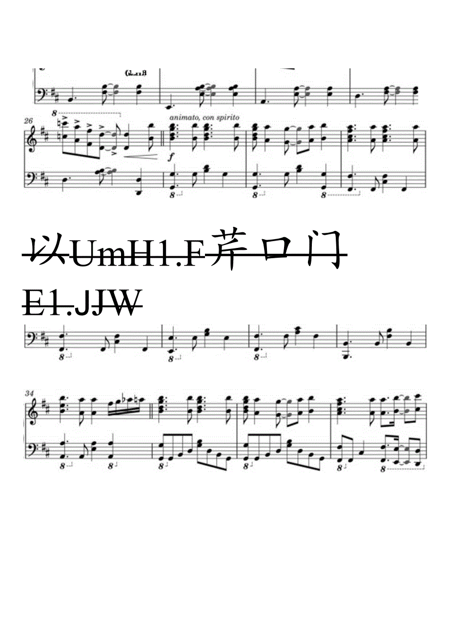 Nanairo Symphony（四谎OP2） 高清钢琴谱五线谱.docx_第2页