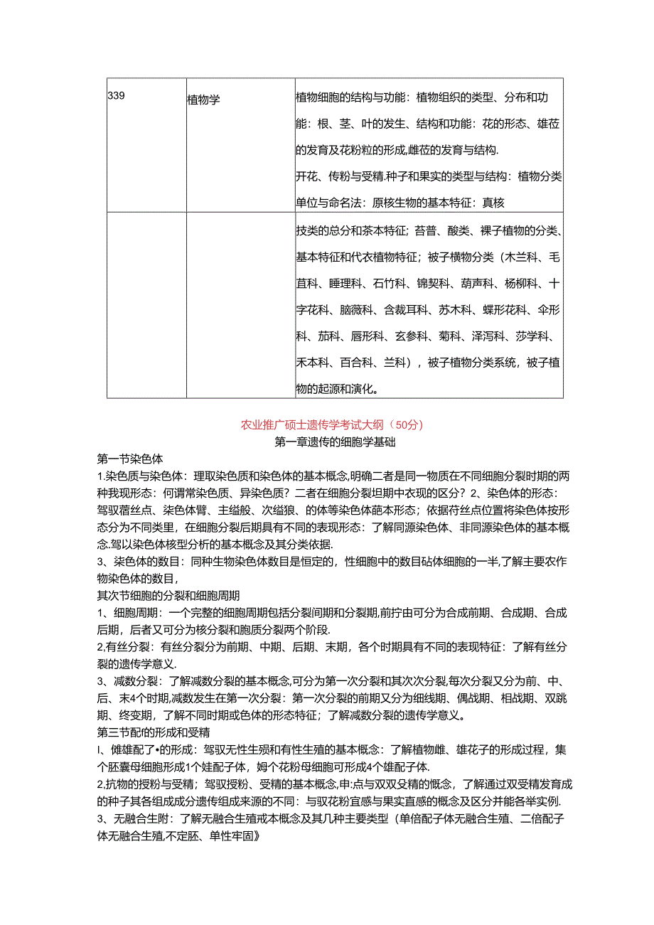 339农业知识综合一考试大纲.docx_第2页