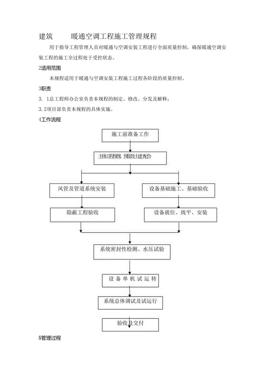 建筑暖通空调工程施工管理规程.docx_第1页