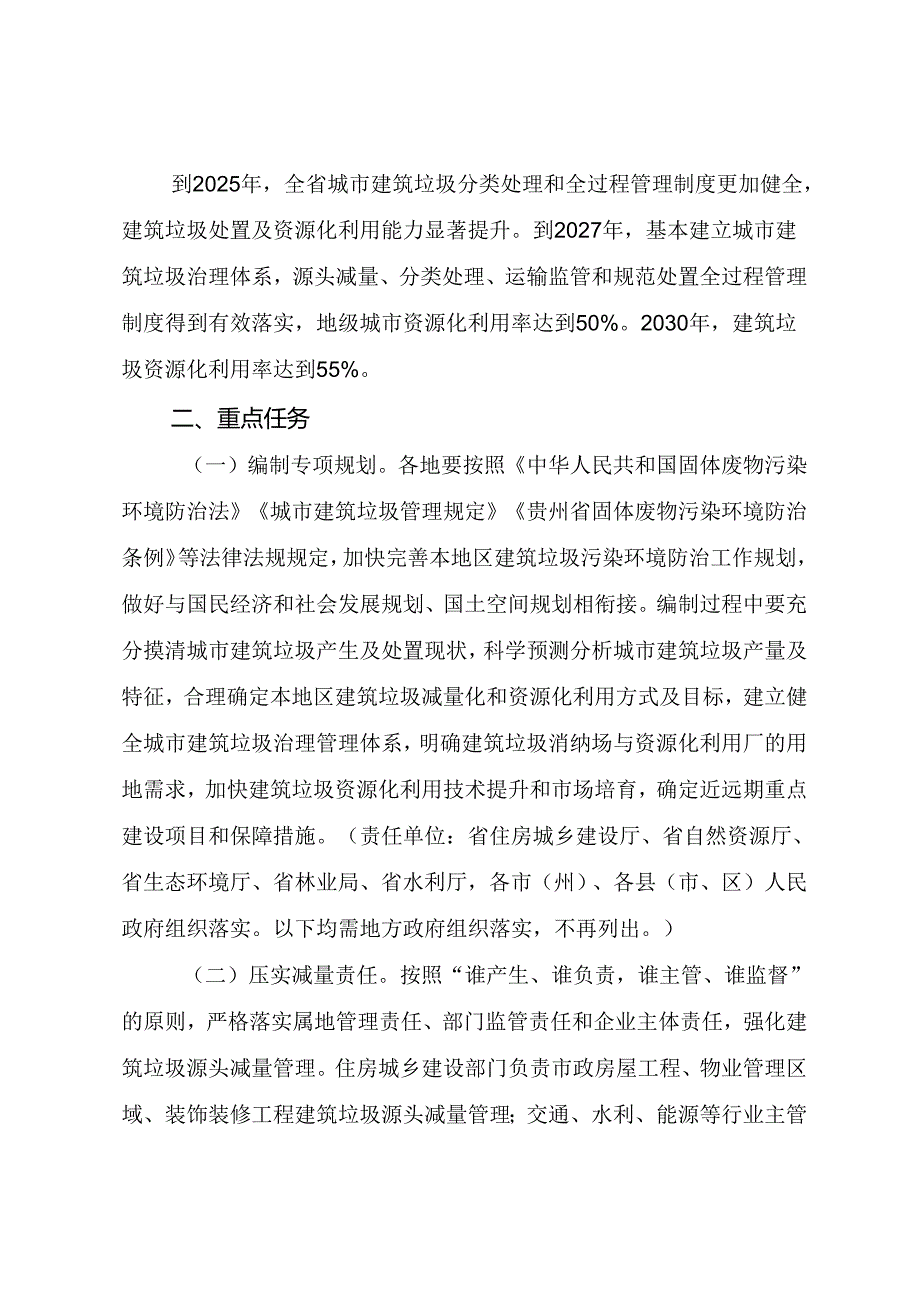 关于加强贵州省城市建筑垃圾治理和资源化利用的指导意见（征求意见稿）.docx_第2页