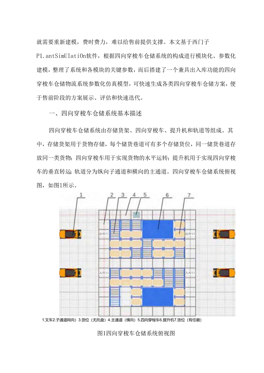 四向穿梭车仓储系统仿真研究.docx_第2页