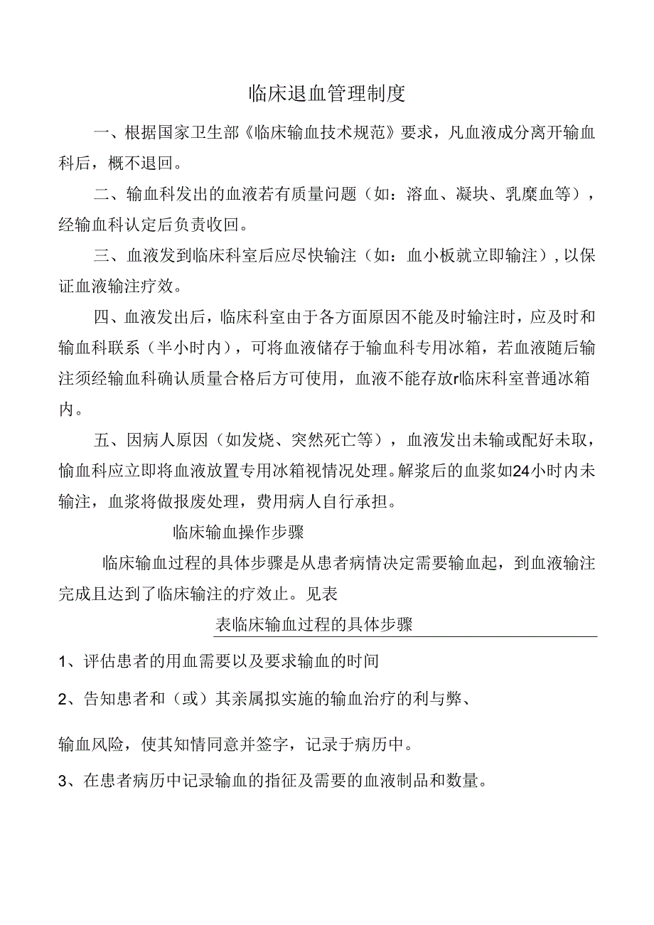 临床退血管理制度.docx_第1页