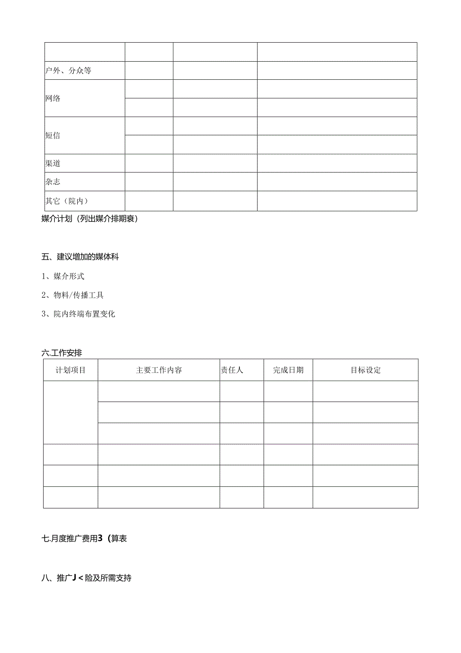 医美整形医院项目营销计划模板.docx_第3页