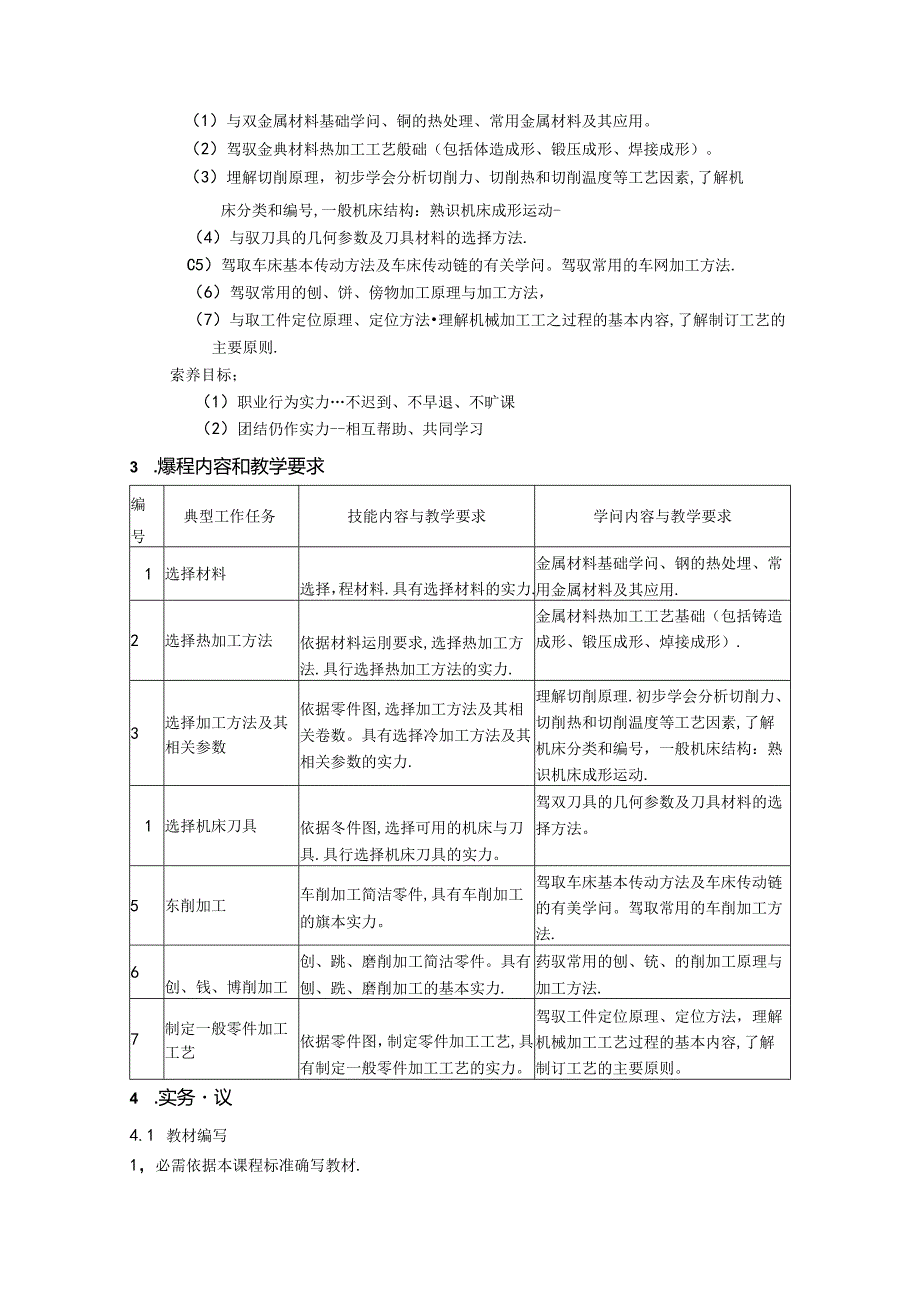 《机械制造基础》课程标准.docx_第2页