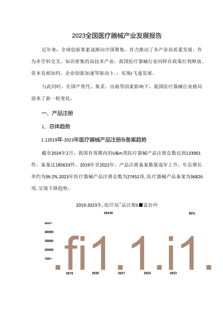 2023全国医疗器械产业发展报告.docx_第1页