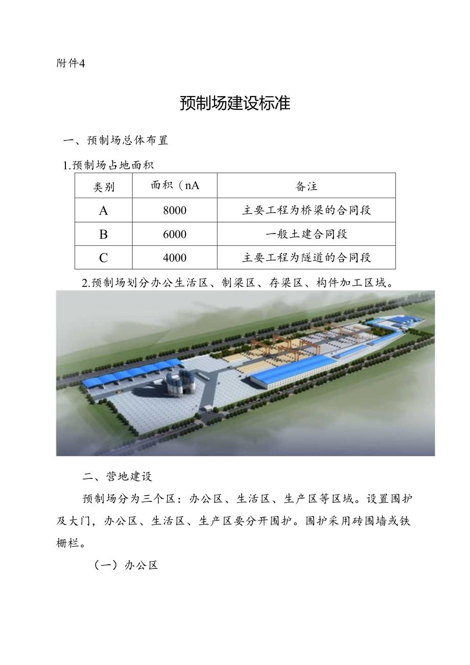 附件4：中铁航空港建设集团工程项目预制场建设标准.docx_第1页