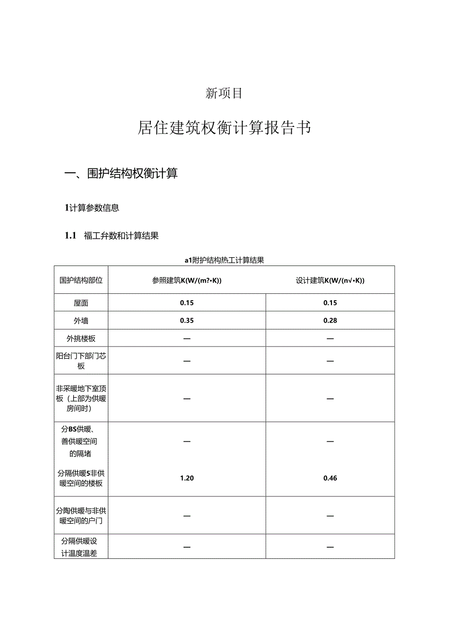 权衡计算报告书_建筑1_居建.docx_第1页