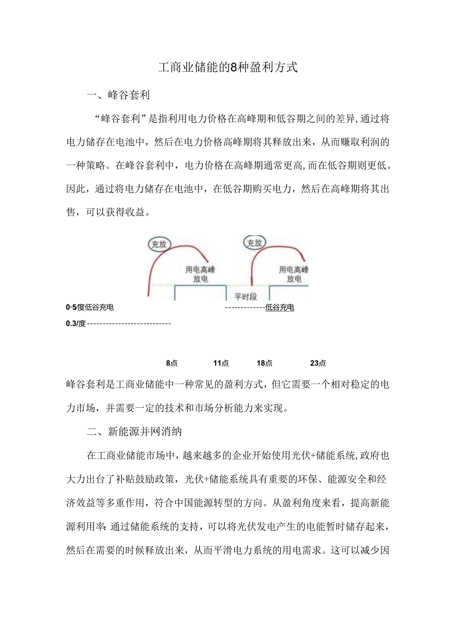 工商业储能的8种盈利方式.docx_第1页