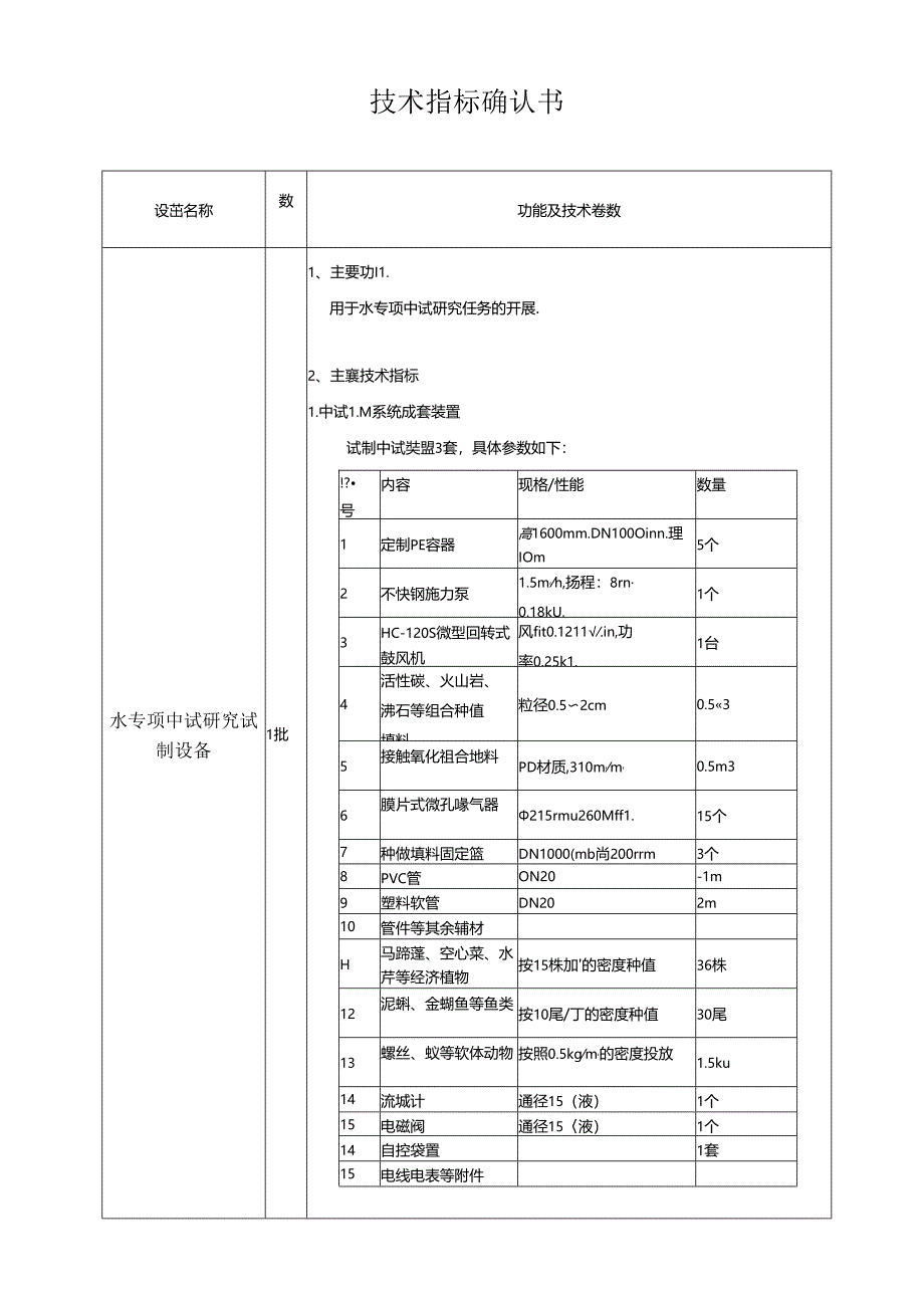 技术指标确认书.docx_第1页