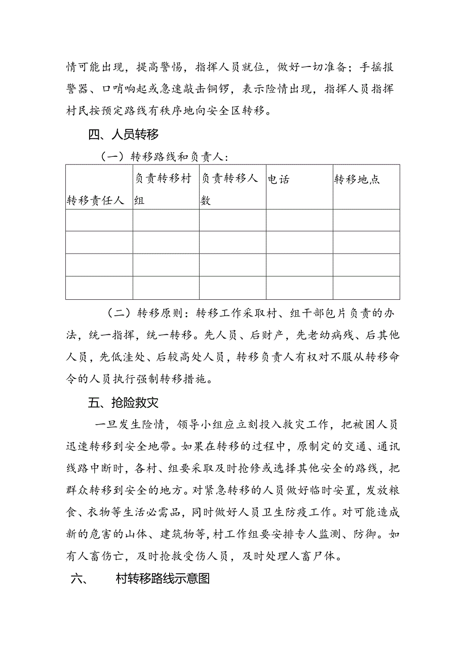 村级山洪灾害预案模板.docx_第2页