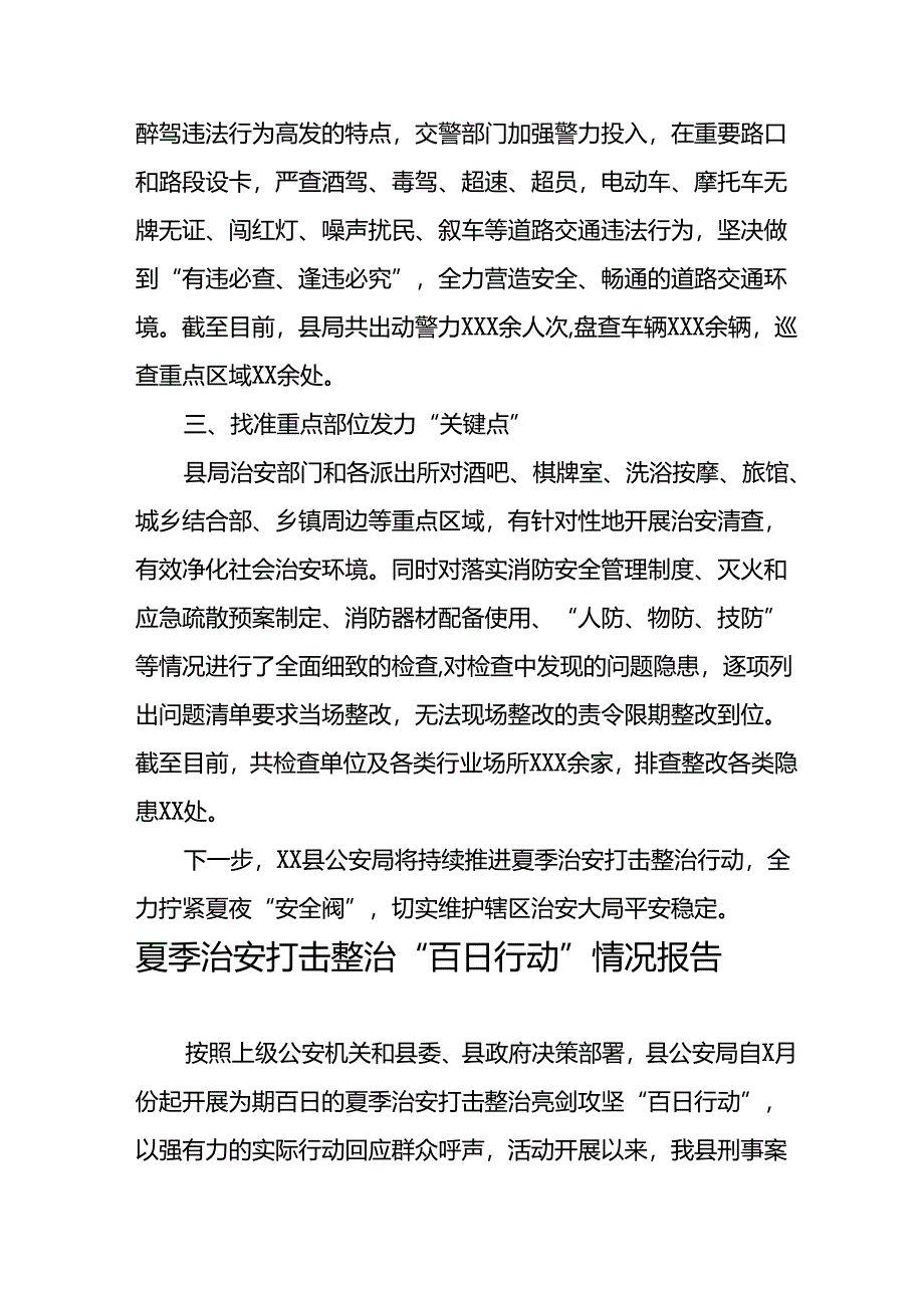 2024年夏季治安打击整治专项行动工作总结十四篇.docx_第2页