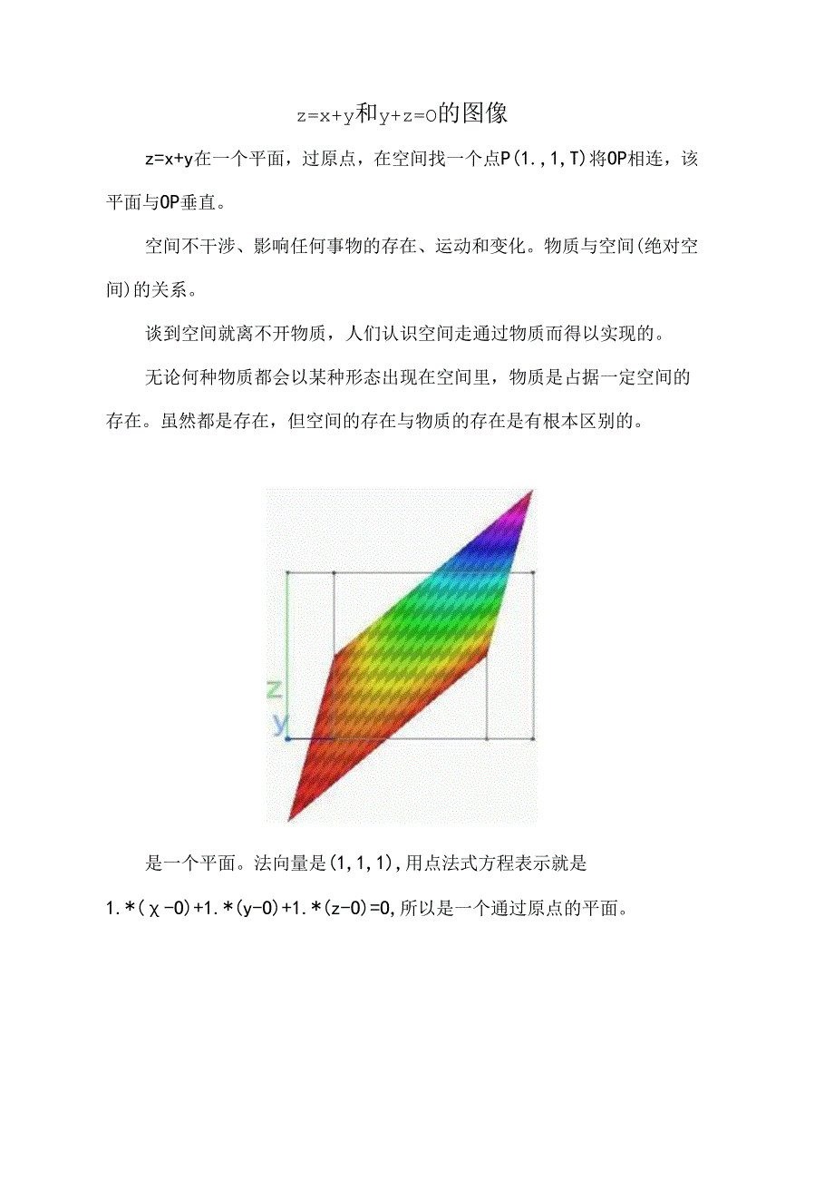 z=x+y和y+z=0的图像.docx_第1页