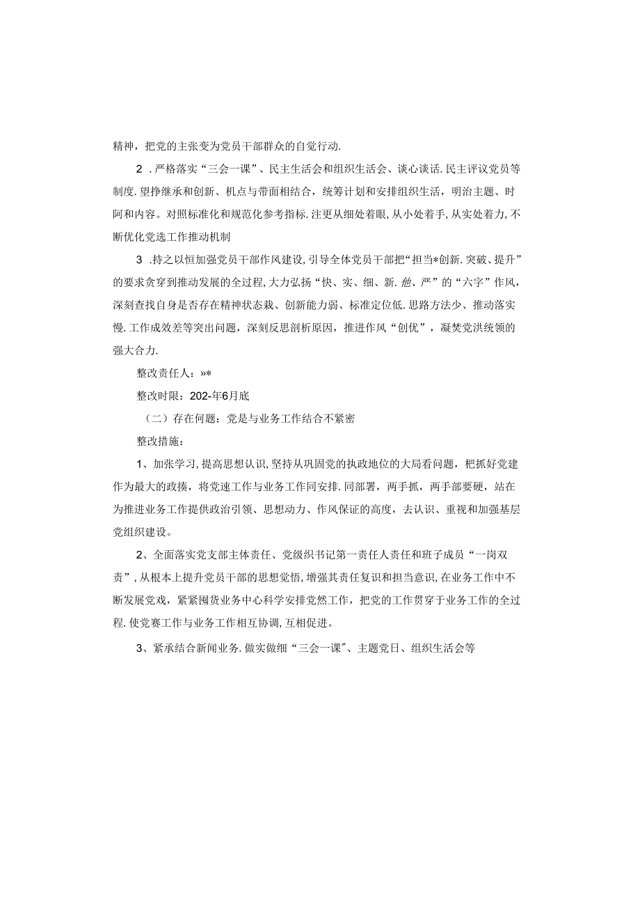 党建工作整改措施及下一步打算.docx_第2页