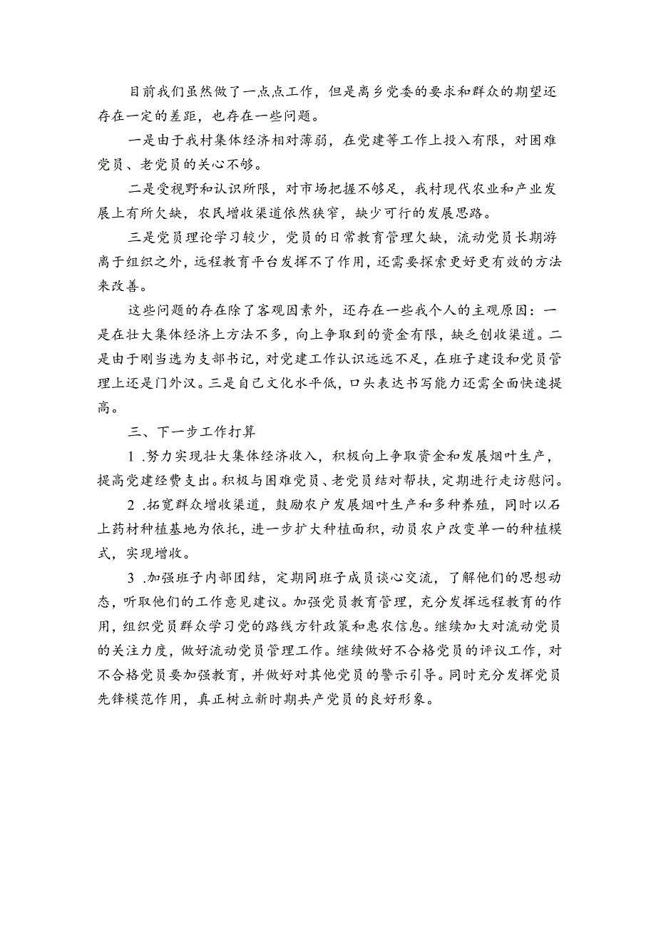 村支部书记年终述职报告.docx_第2页