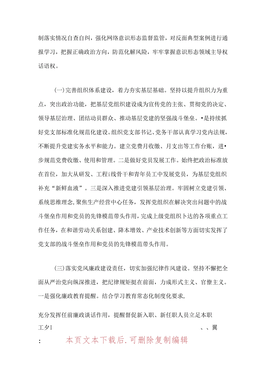 2024年党建工作总结及下半年工作计划（精选）.docx_第2页