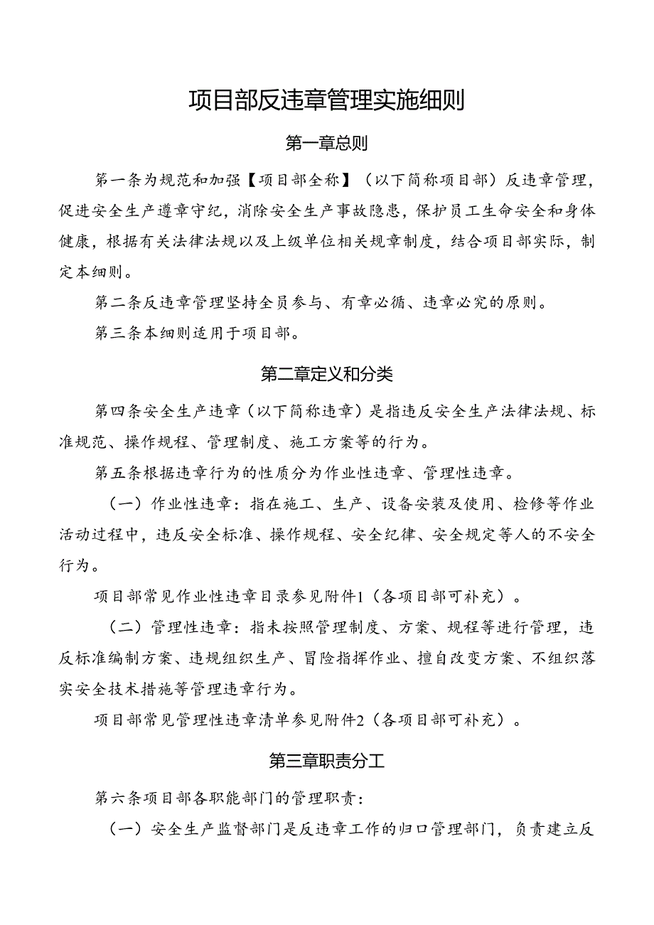 项目部反违章管理实施细则.docx_第2页