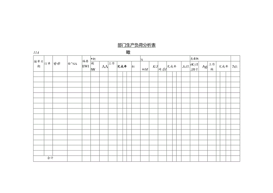 部门生产负荷分析表范本.docx_第1页