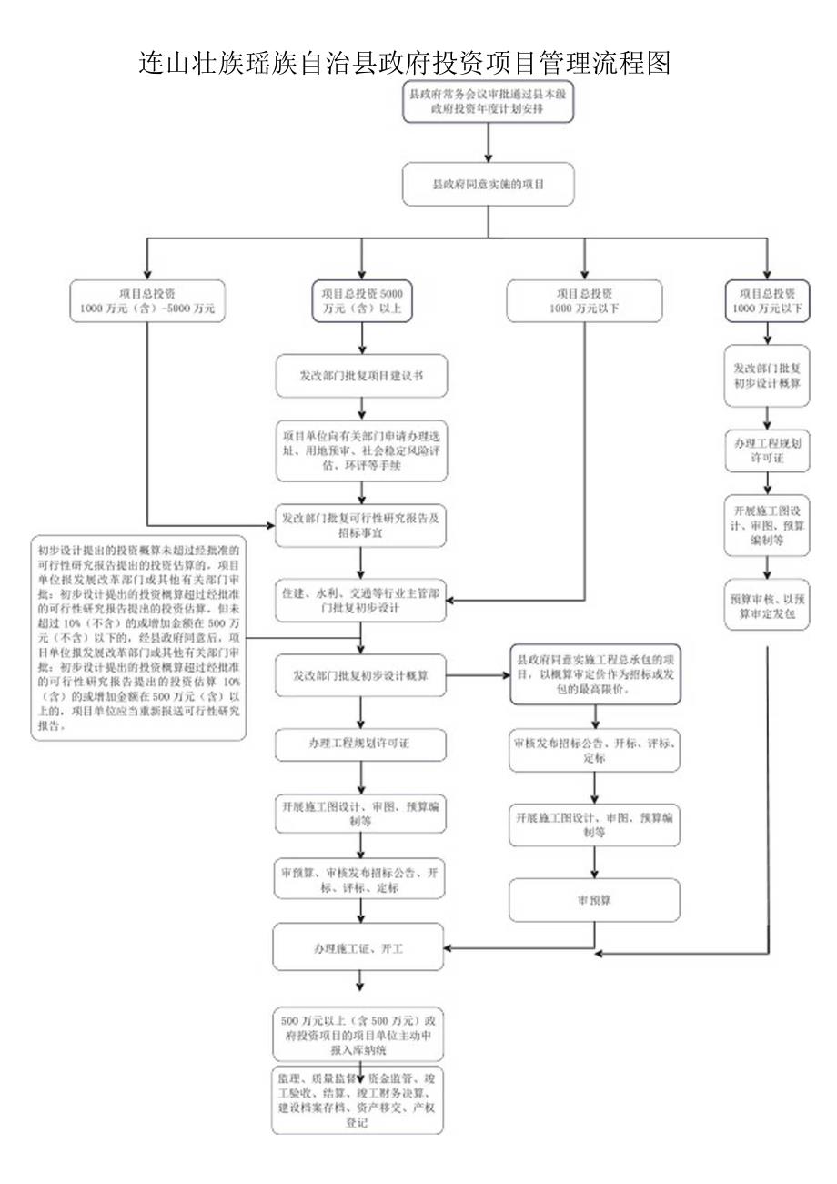 政府投资项目管理流程图.docx_第1页