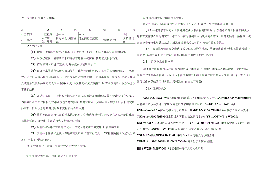 李子坝片区雨污分流改造设计--排水工程施工图设计说明.docx_第2页