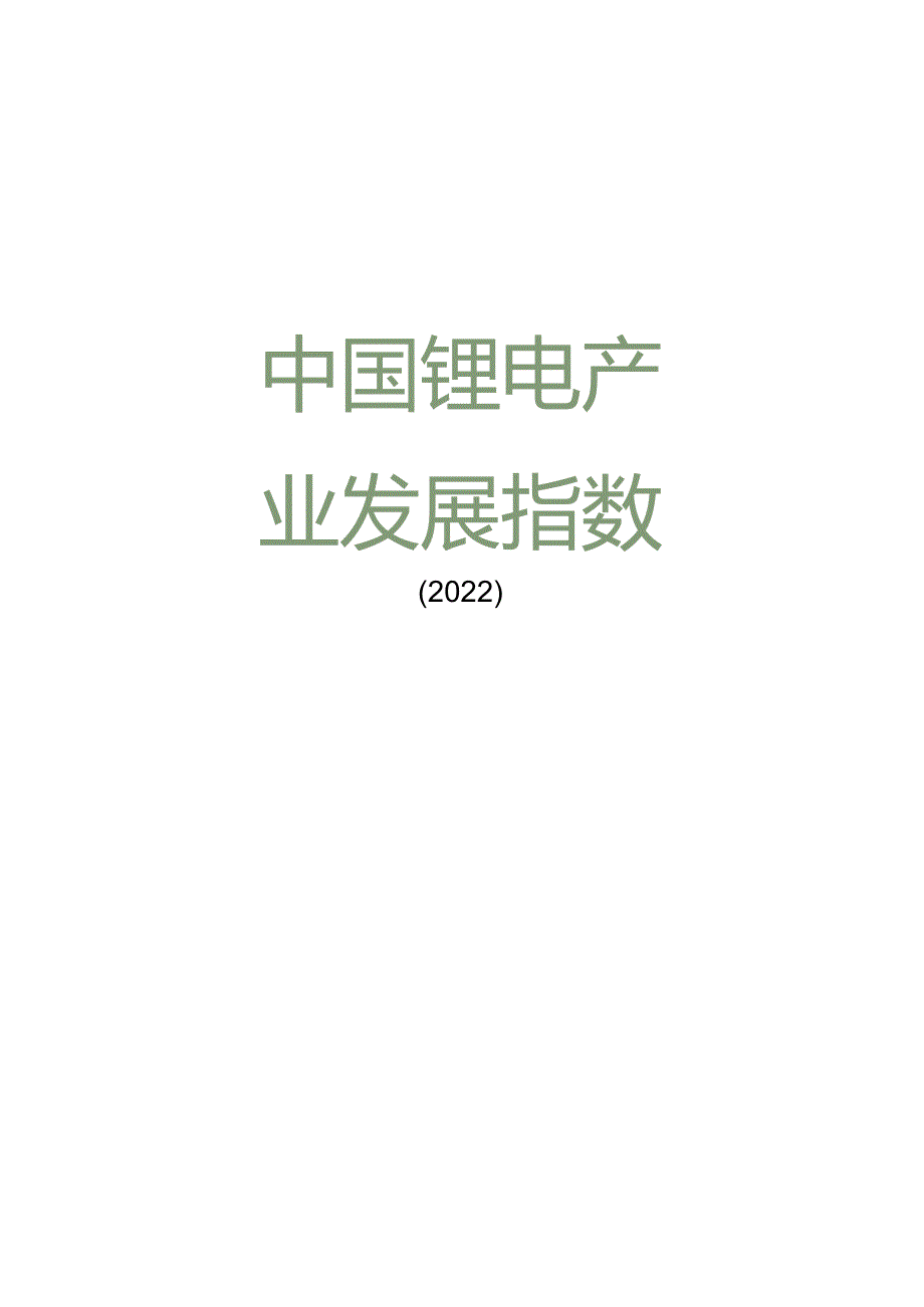 2022中国锂电产业发展指数.docx_第1页