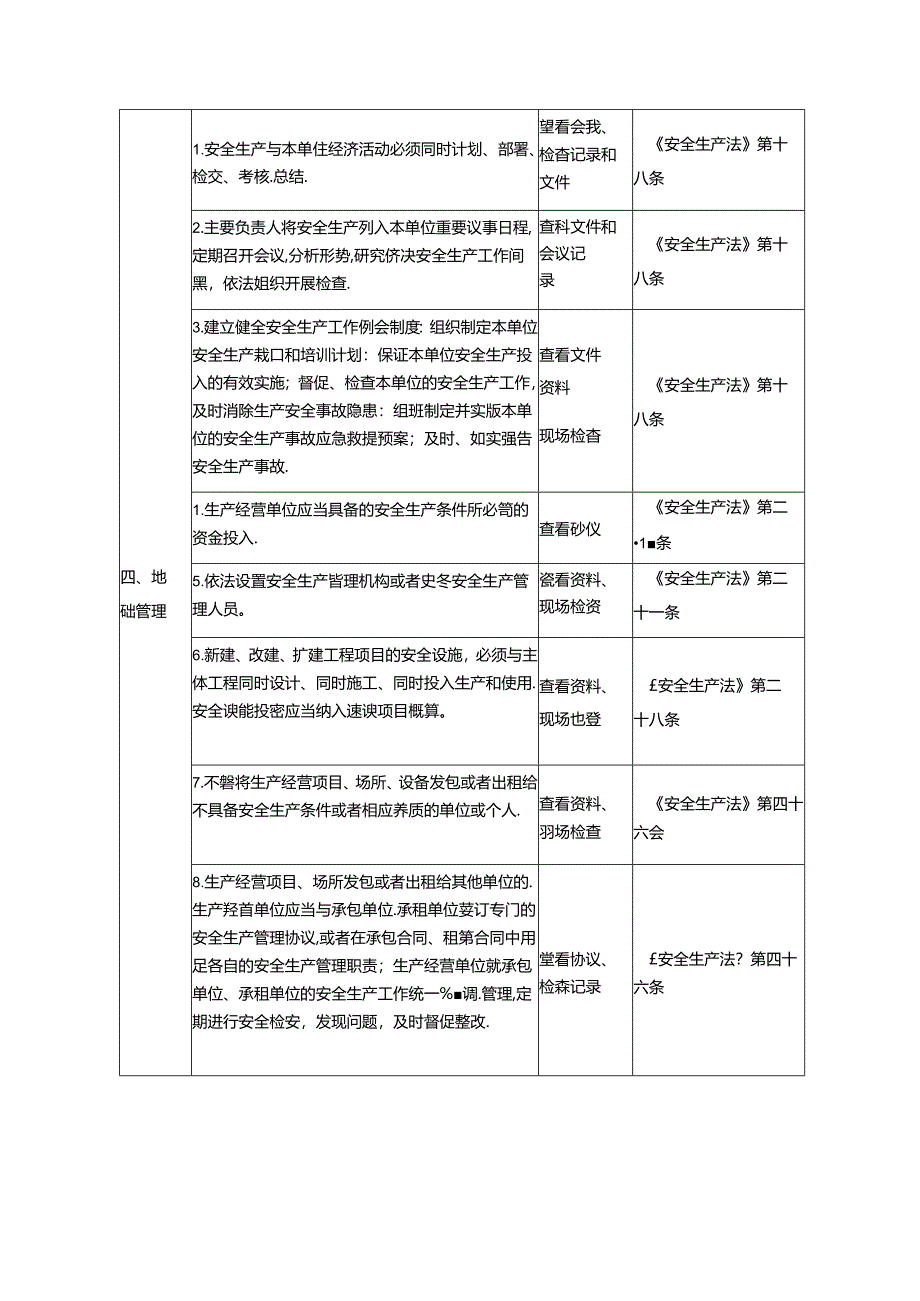 高速公路安全生产检查表.docx_第2页