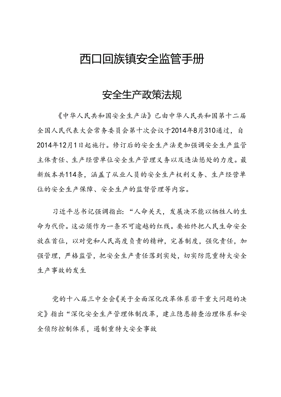 西口镇安全监管手册.docx_第1页